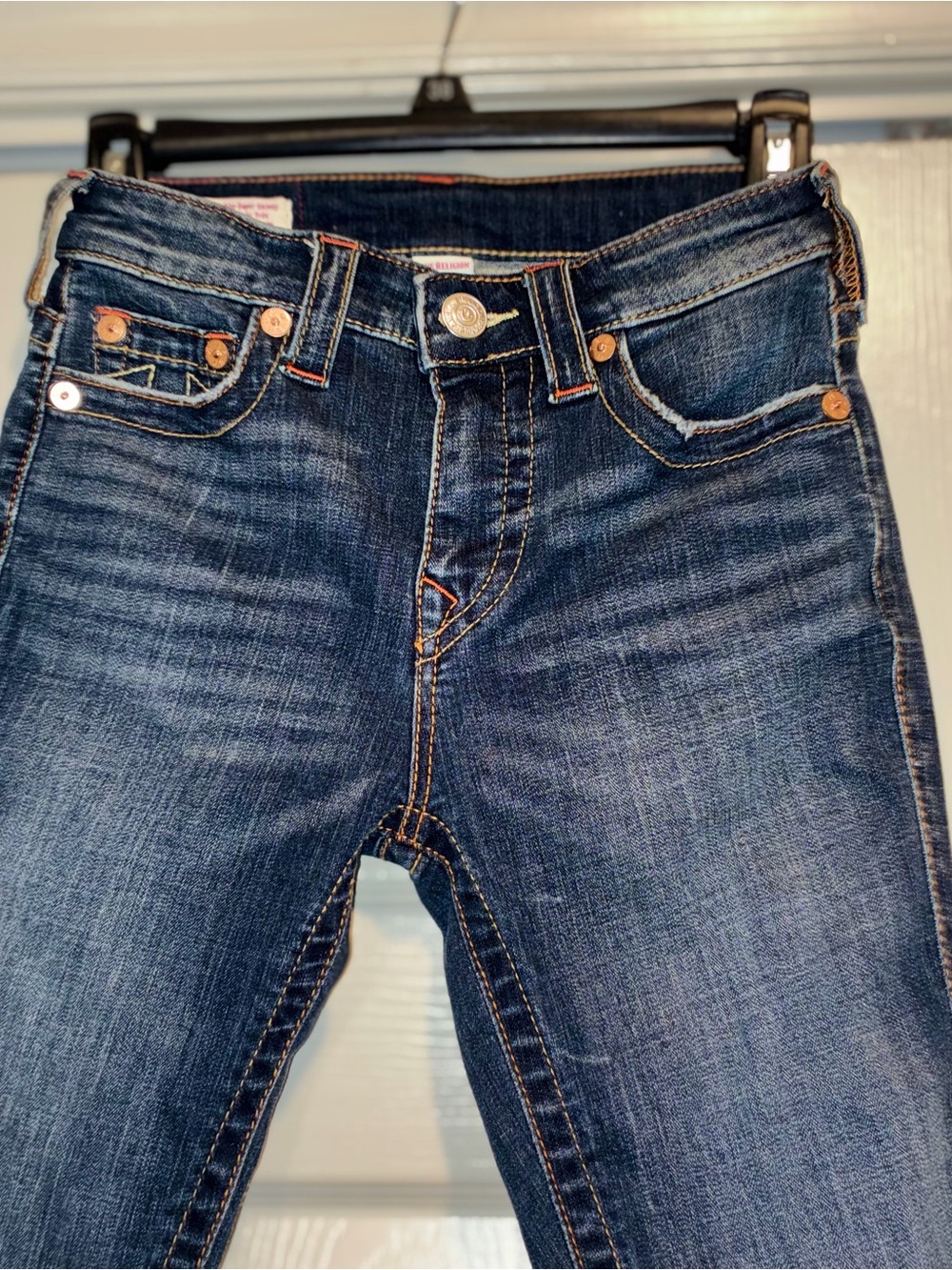 True Religion "Halle" High Rise Super Skinny Crop Jeans - Picture 2 of 11